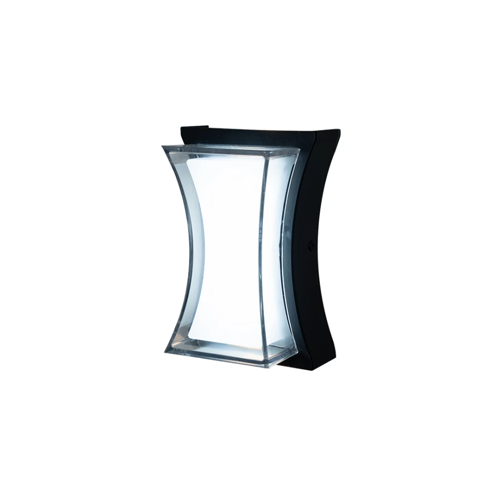 29107-Wall Washer Light 6W BK Body WH+WW