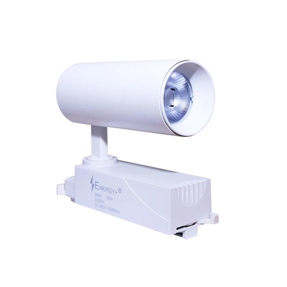 1390 20W Led Channel Spot  WH Body WH/WW
