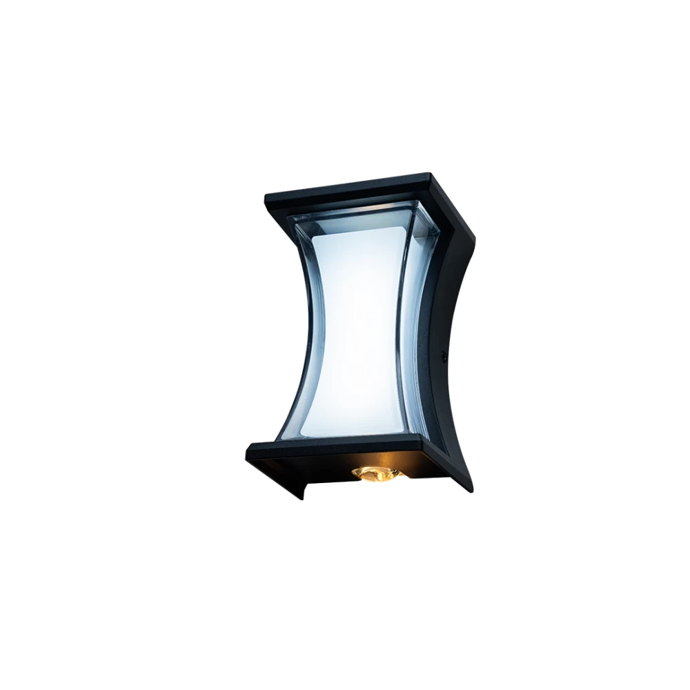 29105-Wall Washer Light 6W BK Body WH+WW