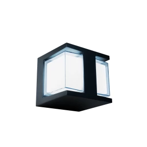 29114-Wall Washer Light 12W BK Body WH