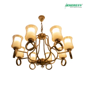 65005-Antic  Chandelier 8 point