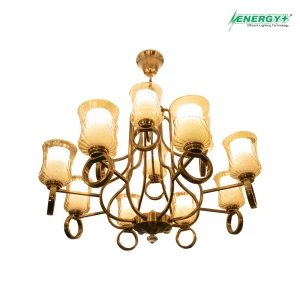 65006-Antic Chandelier 12 point