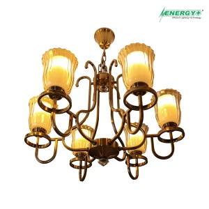 65007-Antic Chandelier 6 point