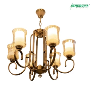 65010-Antic Chandelier 6 point