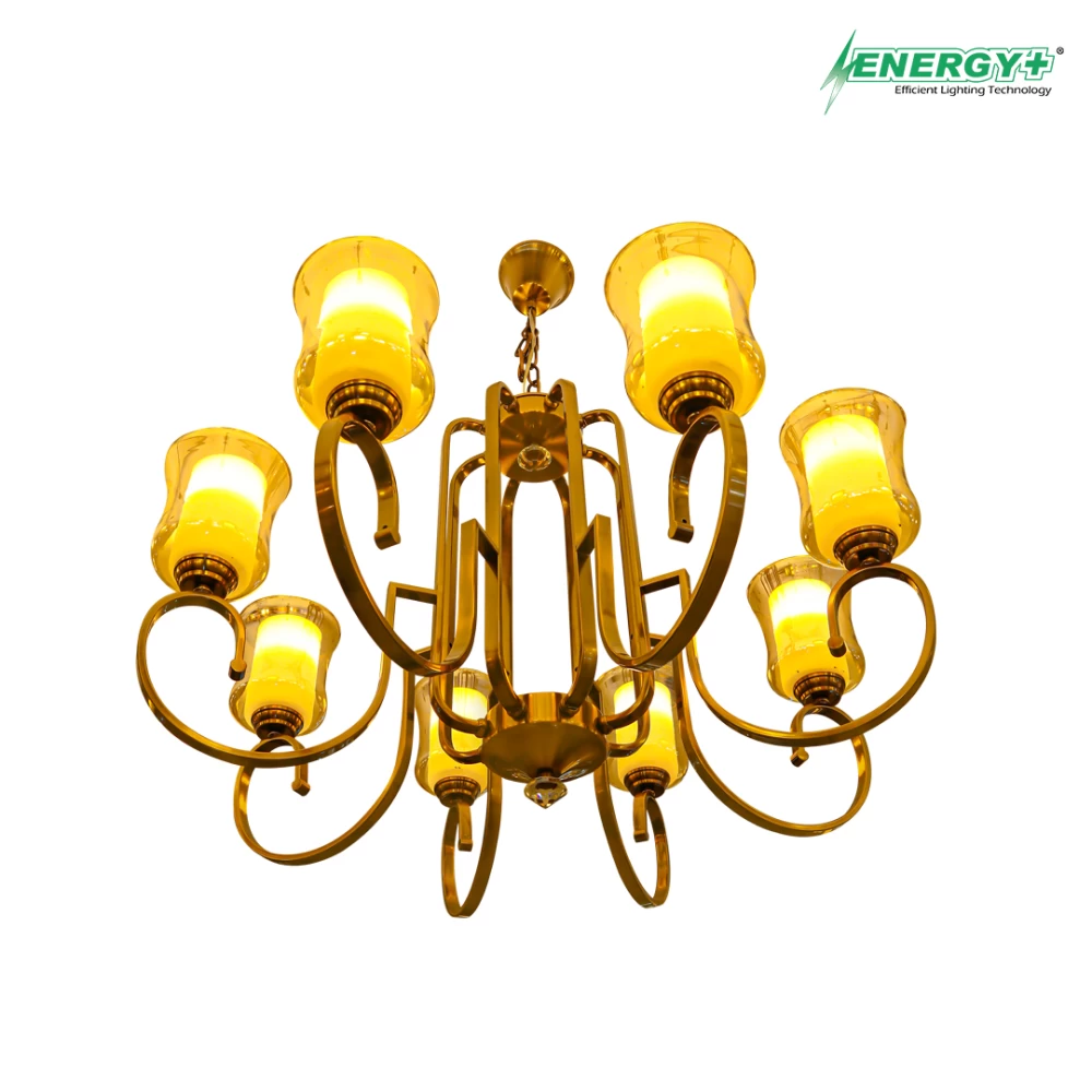 65011-Antic Chandelier 8 point