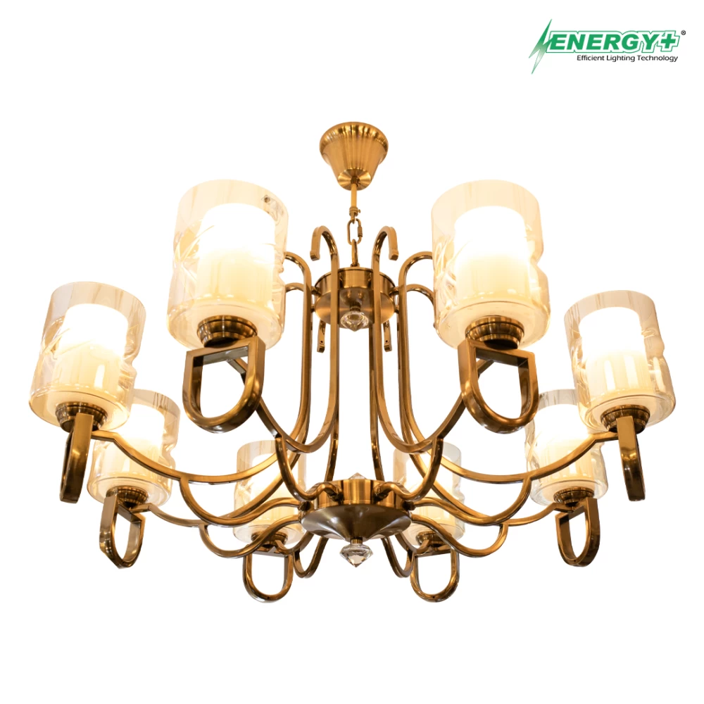 65014-Antic Chandelier  8 point