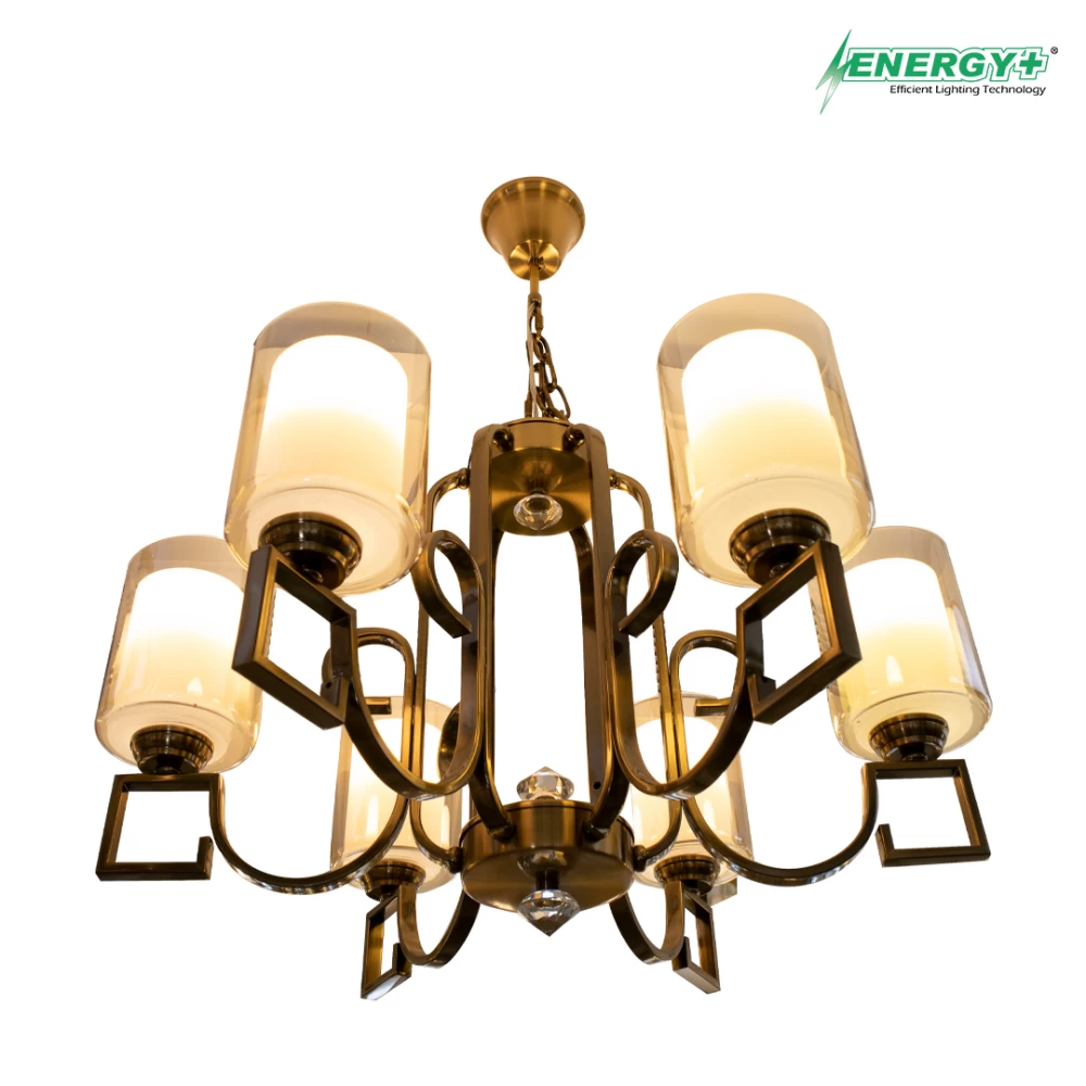 65016-Antic Chandelier 6 point
