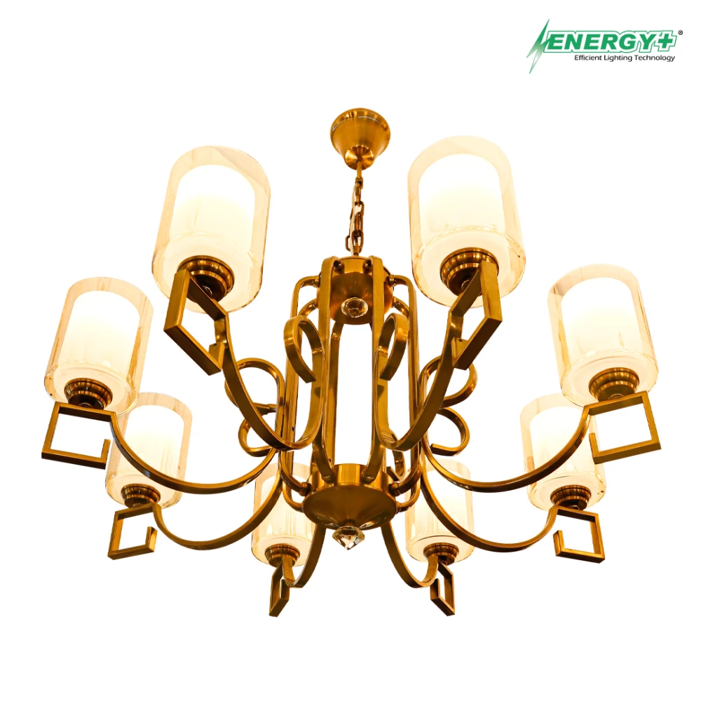 6501-Antic Chandelier 8 point
