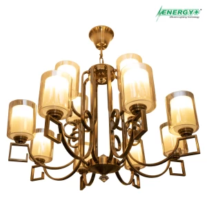 65018-Antic Chandelier 12 point