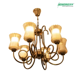 65019-Antic Chandelier 6 point