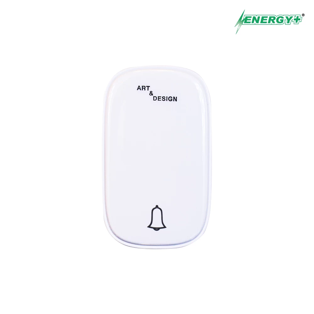 A&D Wireless Bell Push With 2 Pin Plug A&D Wireless Bell Push With 2 Pin Plug